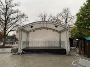 Dachplane / Rundbogendach 4x3m Weiß (6,21x3,60m)