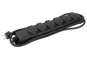 Schuko 6er-Verteiler IP44
