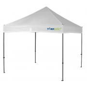 Faltpavillion/Zelt 3x3m Weiß inkl. Seitenteile und Erdanker