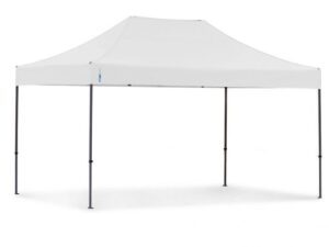 Faltpavillion/Zelt 3x4,5m Weiß inkl. Seitenteile und Erdanker