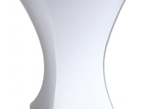 Stehtischhusse Stretch weiss d=80cm
